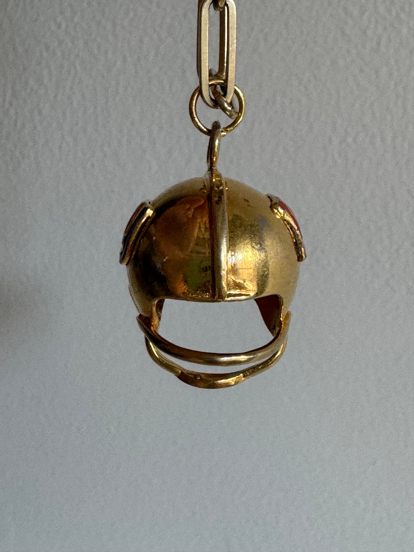 Vintage Football Helmet Charm - New York Giants