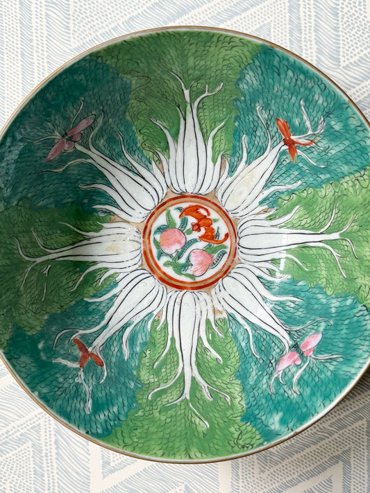 Famille Verte “Bok Choy” Bowl