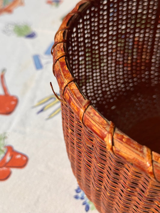 Dark Brown Nantucket Style Basket