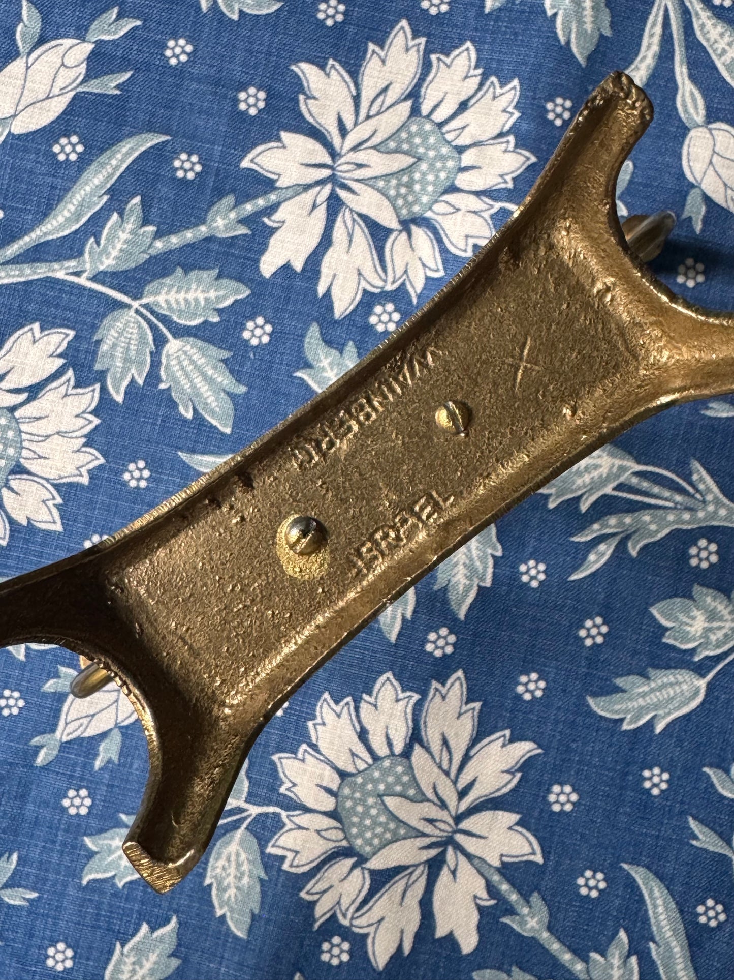 Midcentury Vintage Brass Menorah