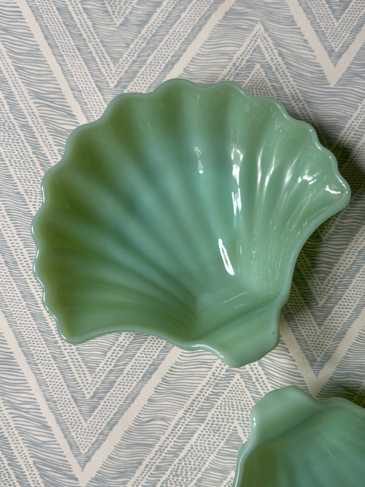 Set of 4 Jadeite Shells
