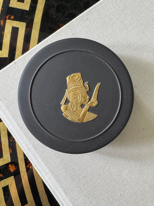 Round Egyptian Wedgwood Box