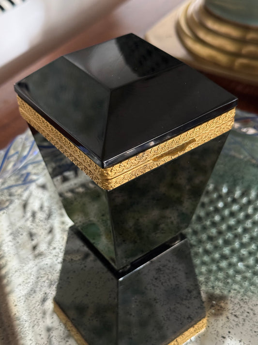 Italian Murano Glass Casket Box