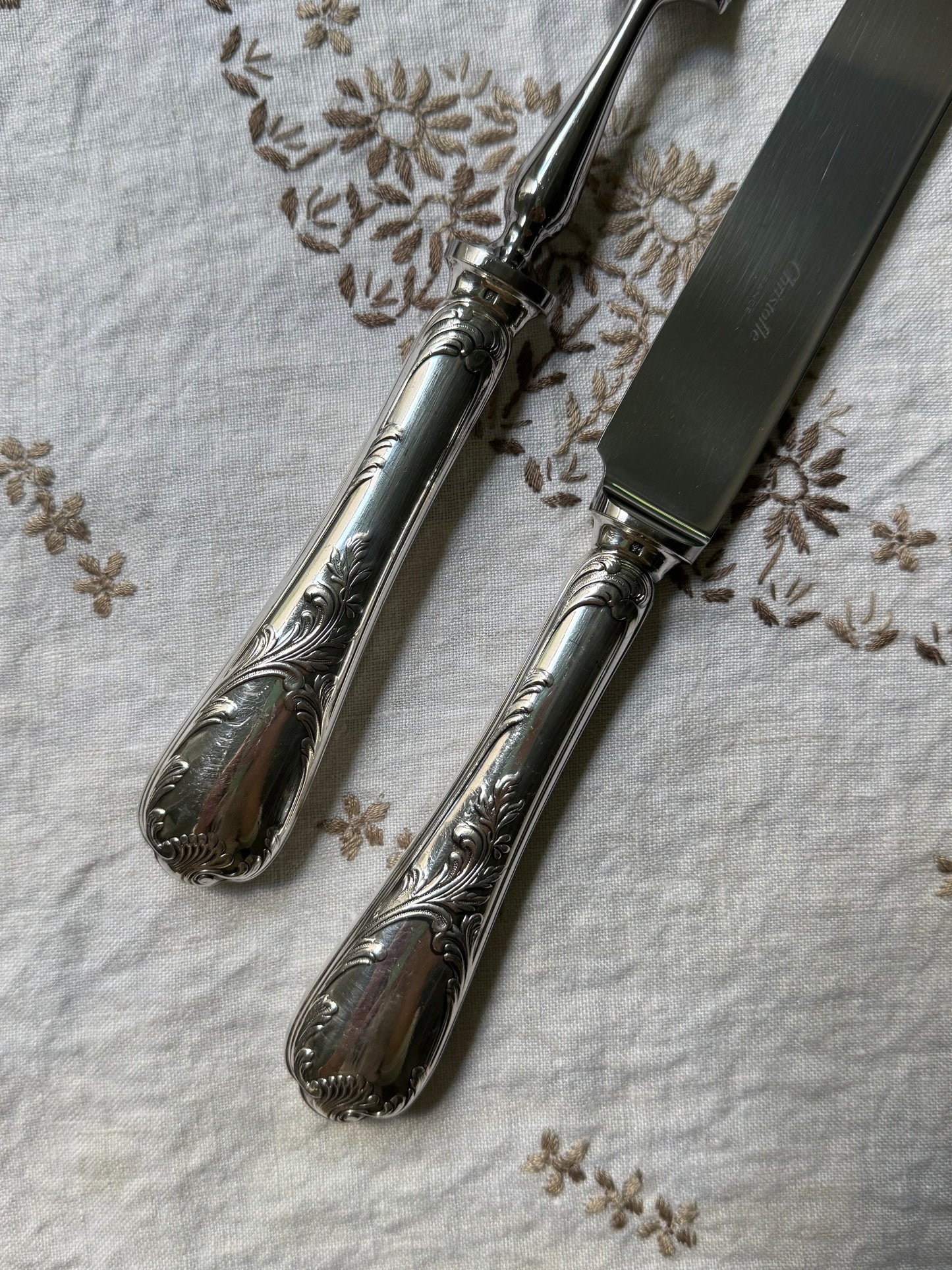 Christofle Carving Set