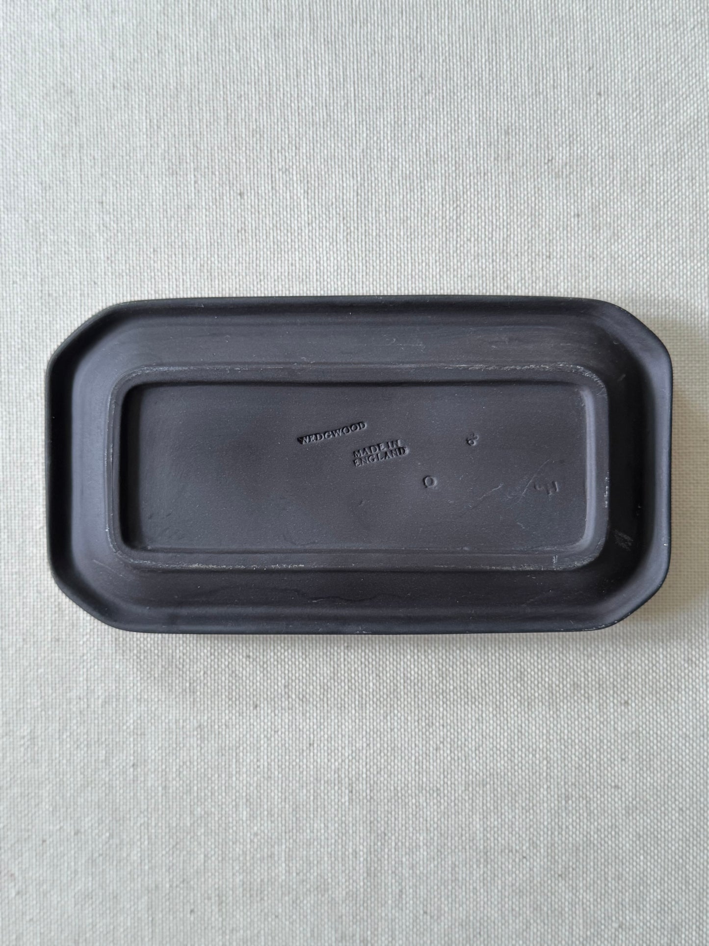 Rectangular Dish with 2 Figures