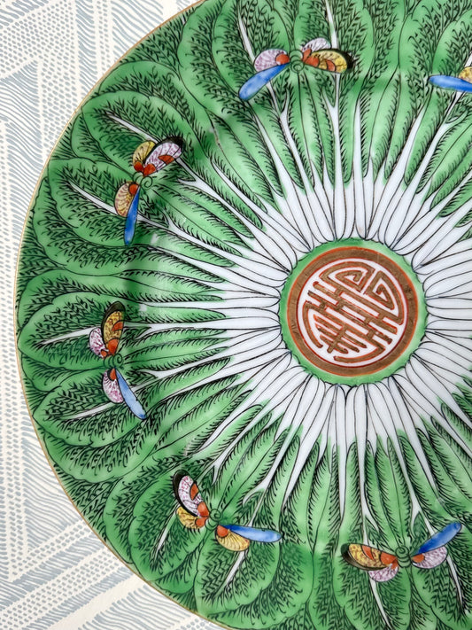 Set of 4 Famille Verte Plates