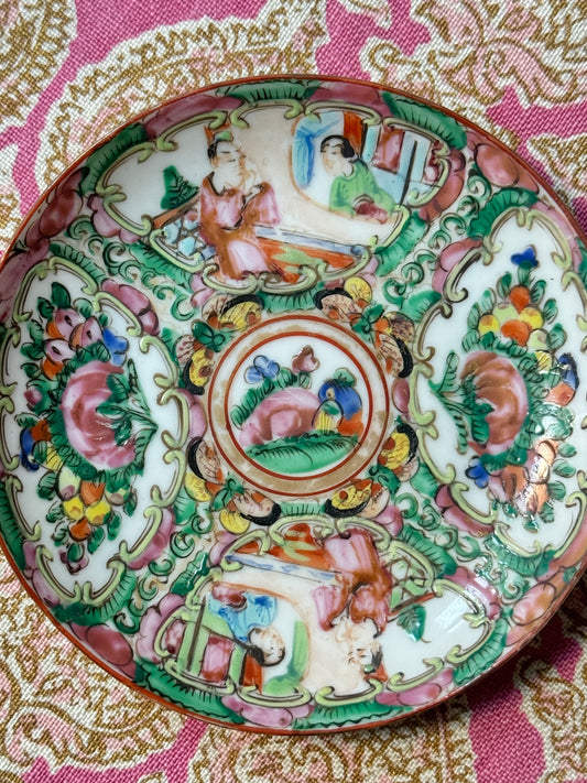 Rose Medallion Dish (4.25”)