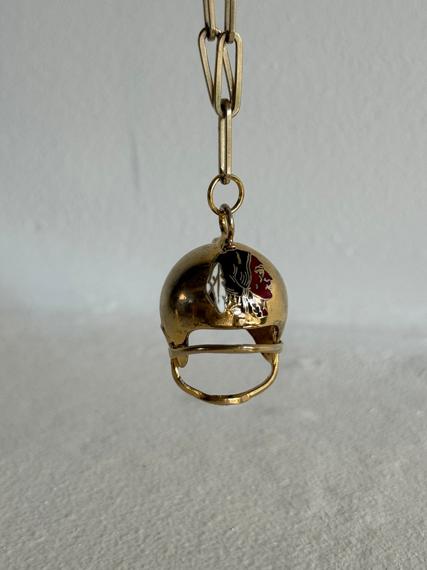 Vintage Football Helmet Charm - Washington Commanders