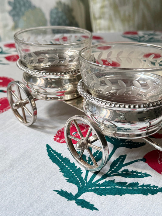 Rolling Condiment Cart