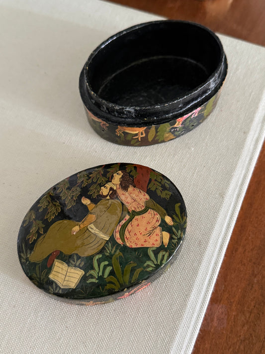 Handpainted Lacquered Box