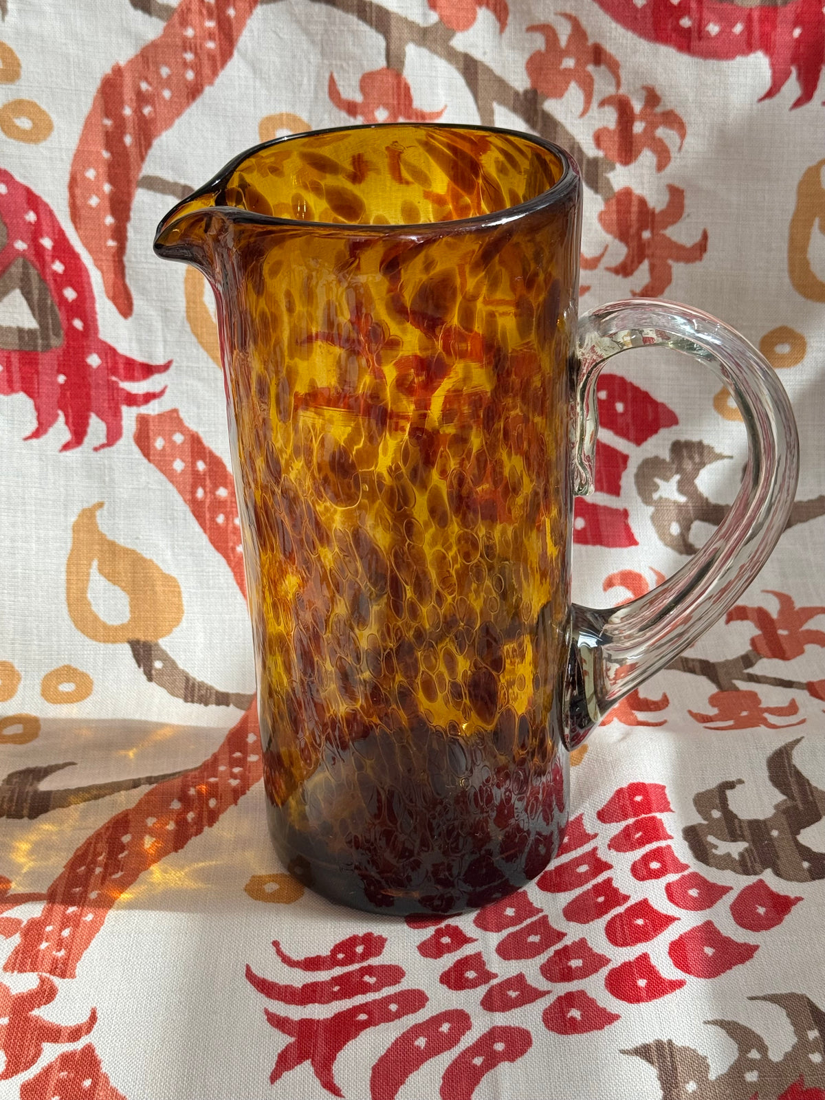 Handblown Glass Pitcher