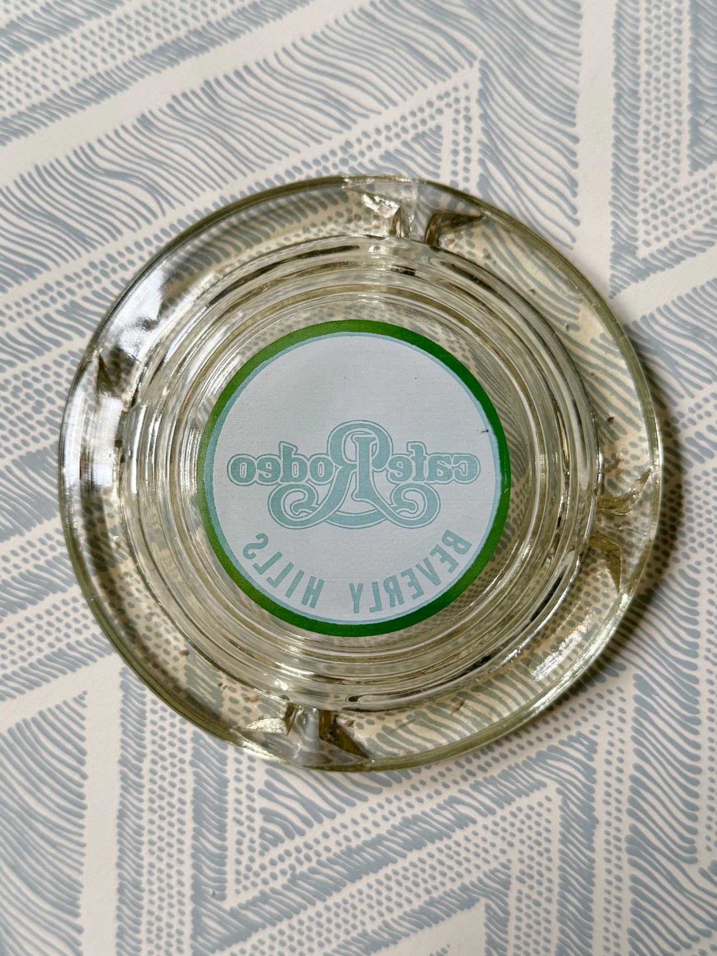 Vintage Café Rodeo Ashtray