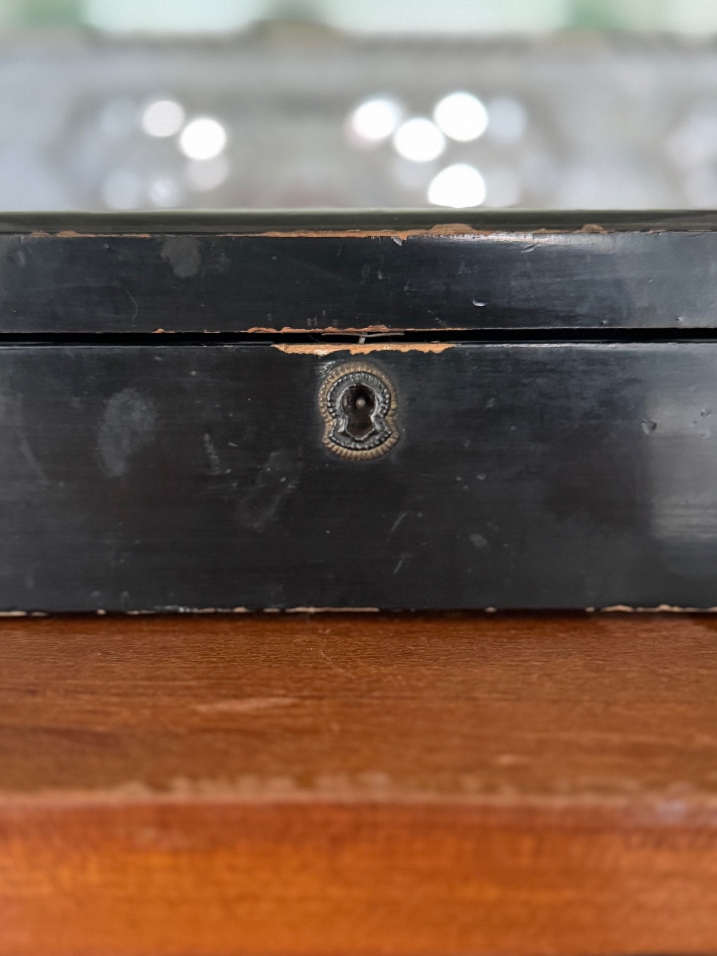 Japanese Floral Lacquer Box