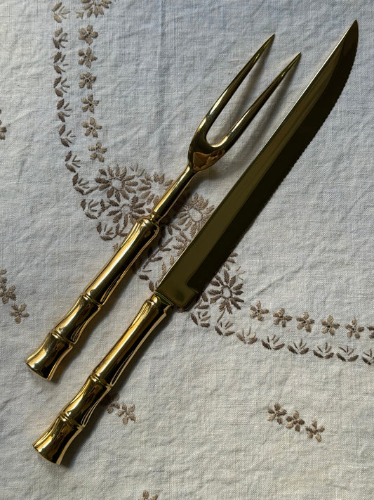 Faux Bamboo Carving Set