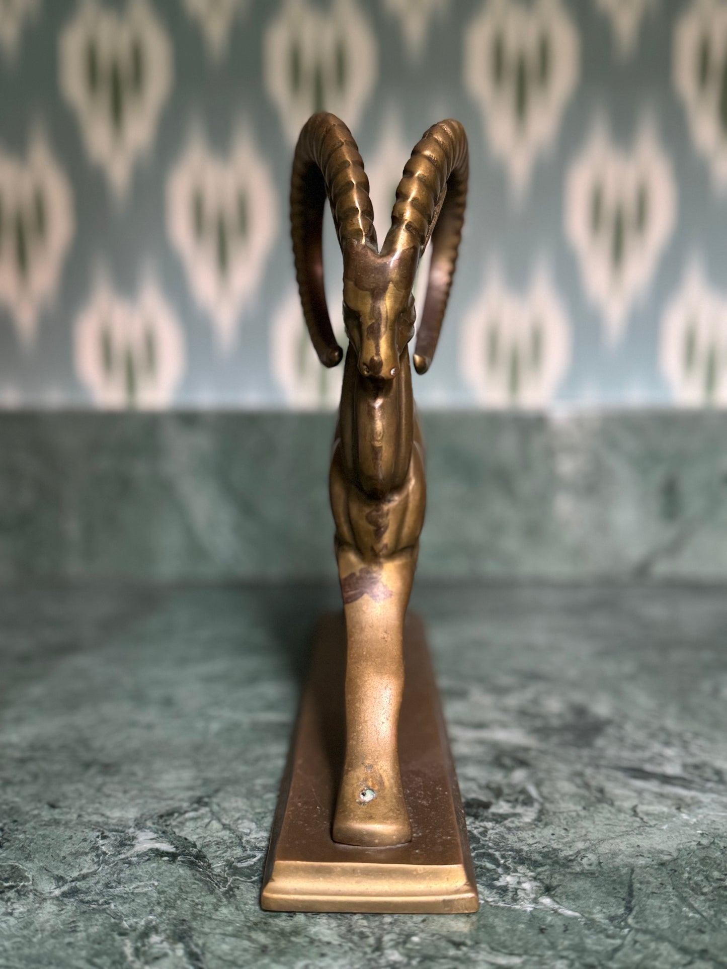 Midcentury Brass Ibex