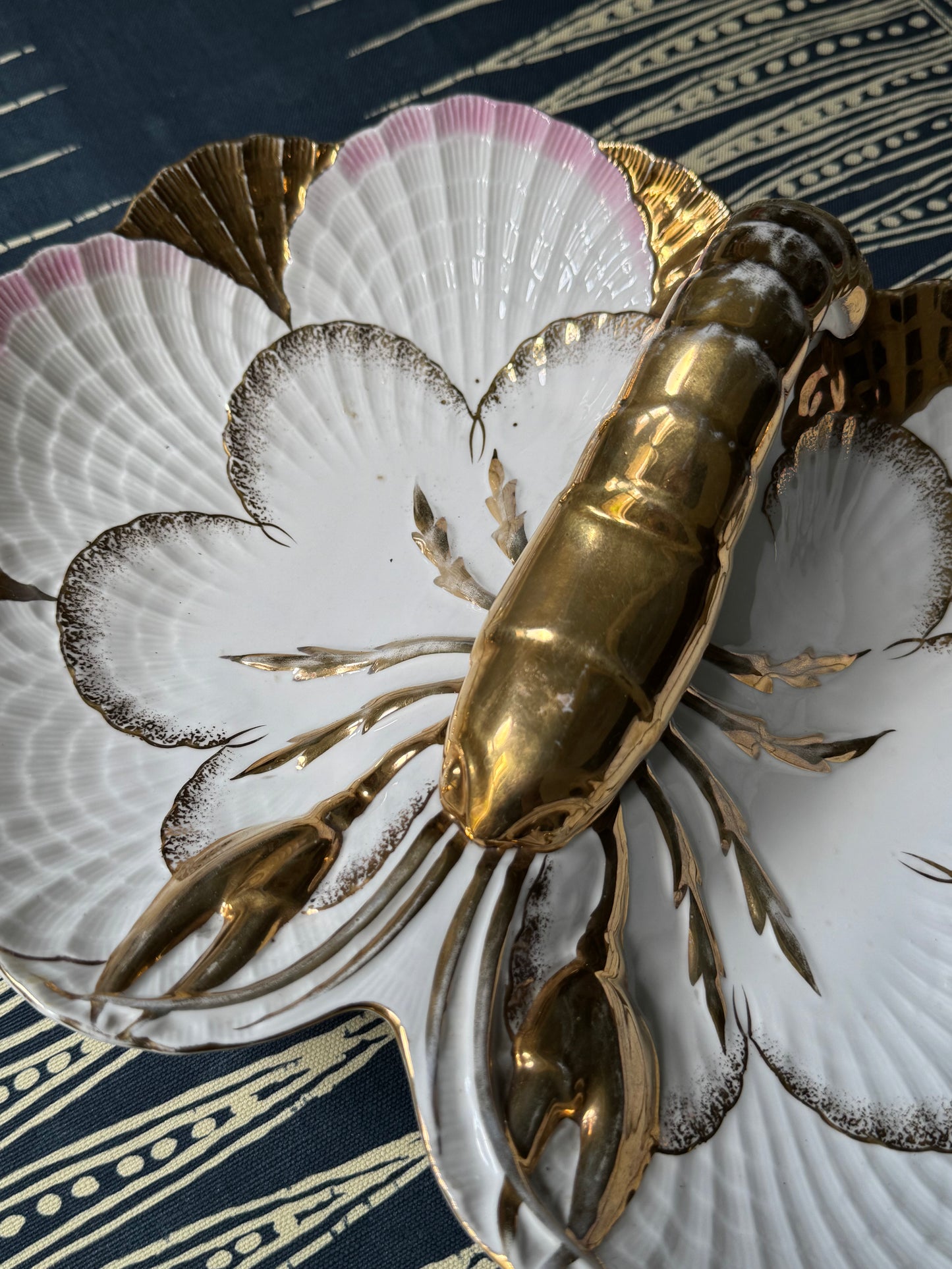 Porcelain Lobster Divided Dish #2