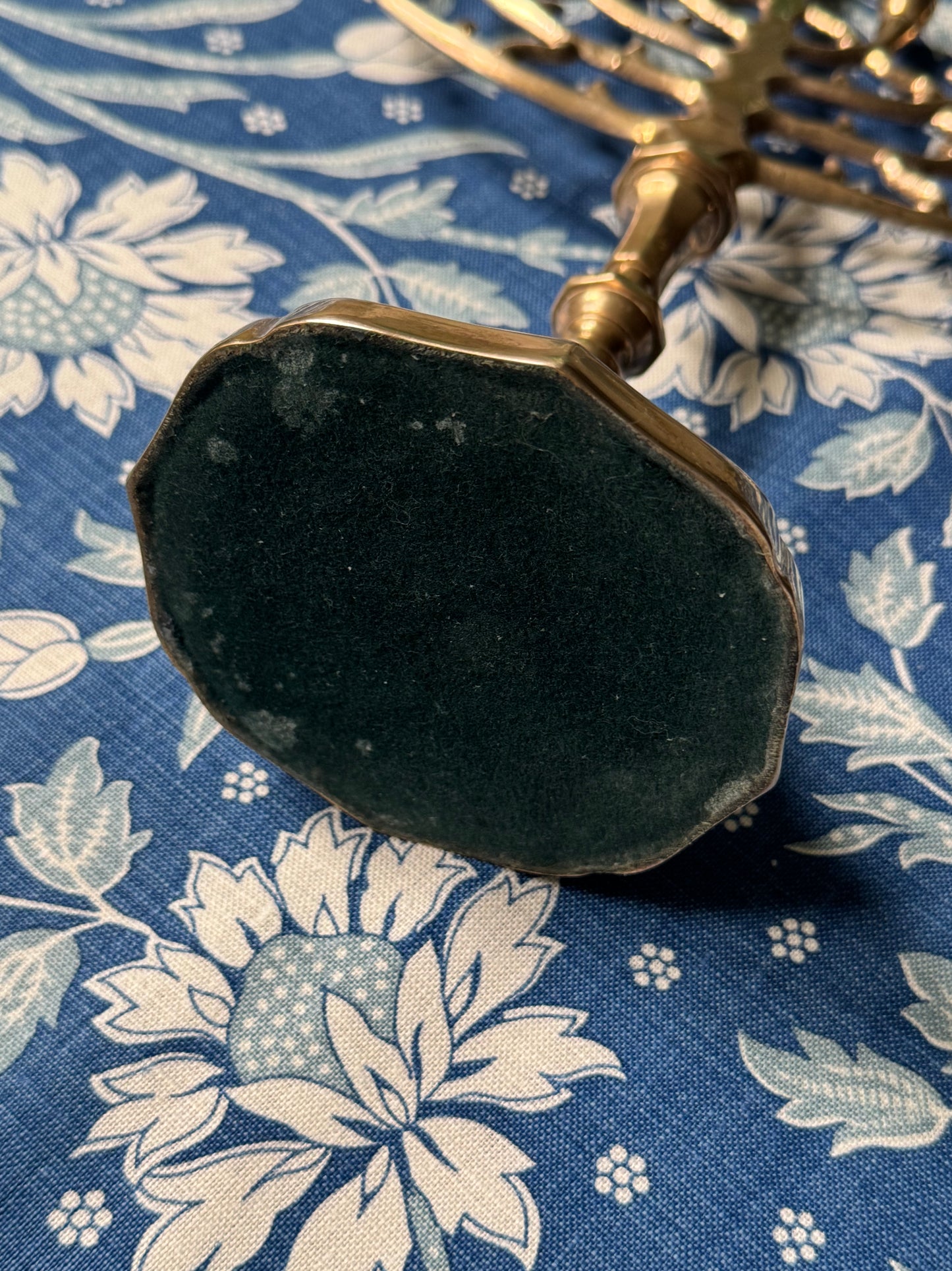 Vintage Brass Menorah