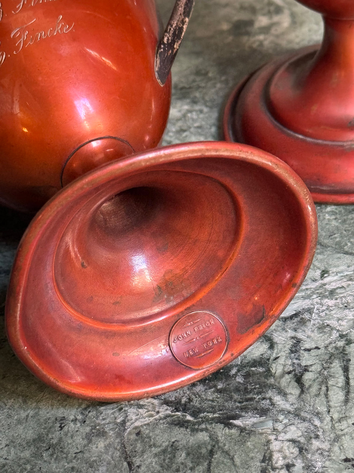 Pair of Antique Copper Trophy Cups