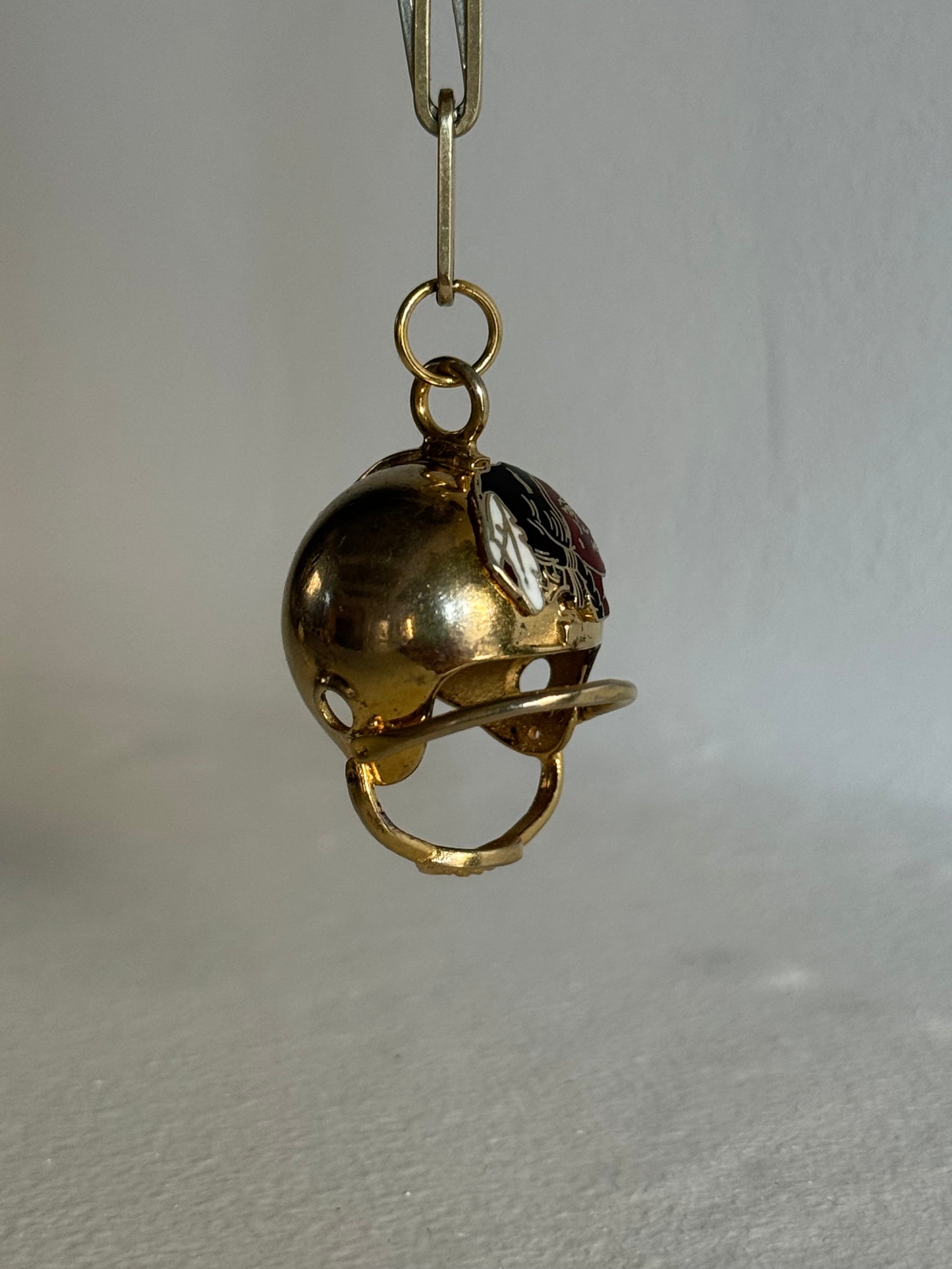 Vintage Football Helmet Charm - Washington Commanders