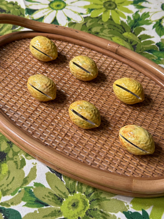 Set of 6 Lemon Placecard Holders