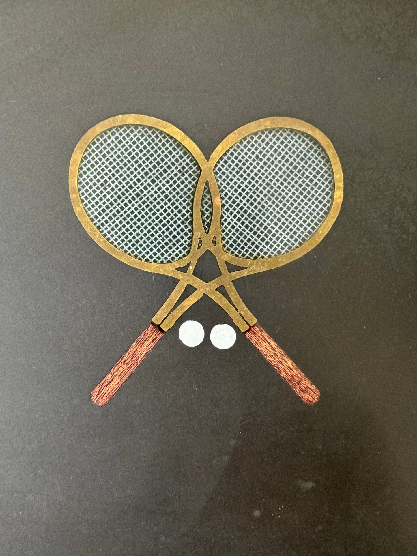Midcentury Tennis Tray
