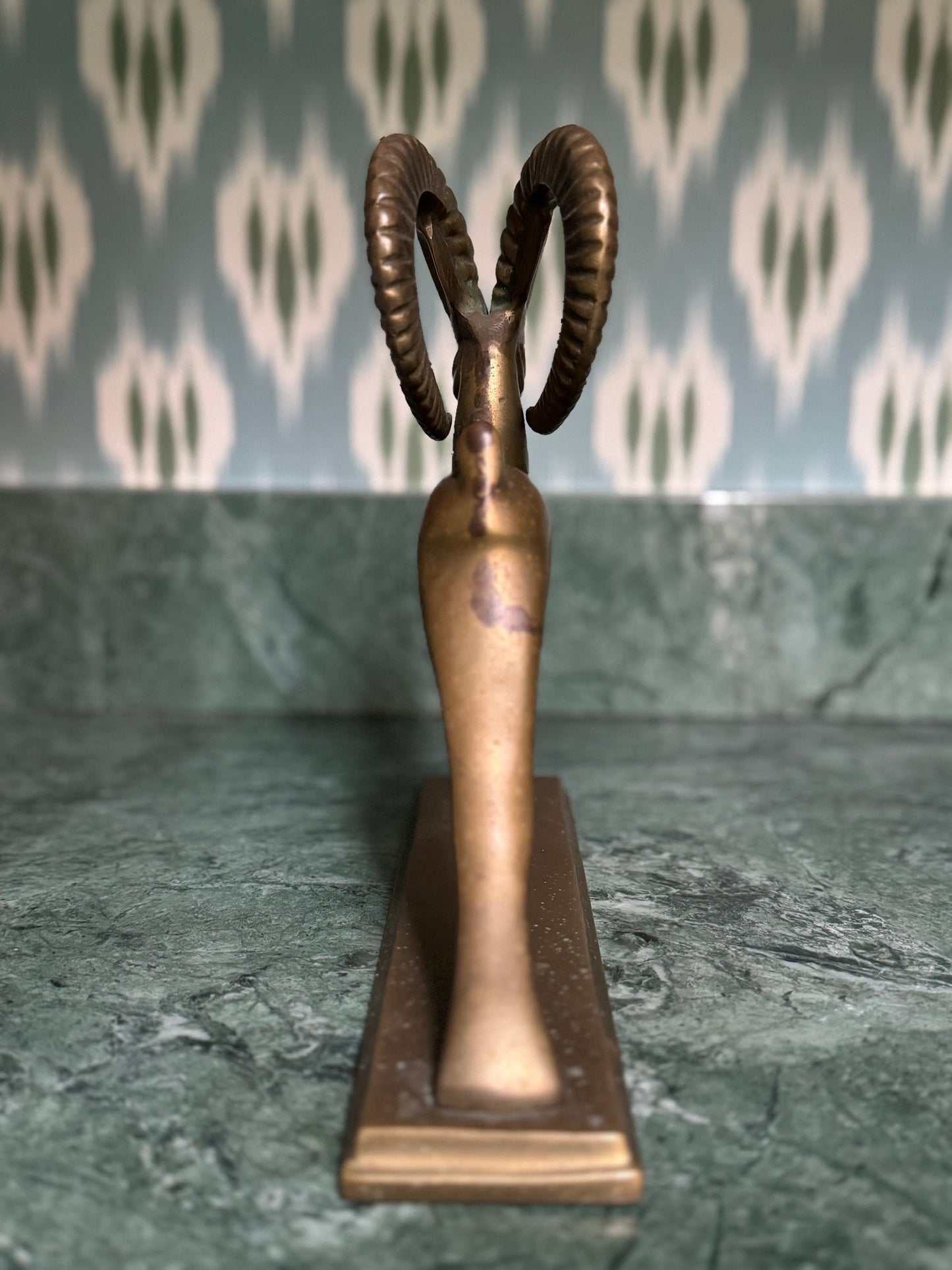 Midcentury Brass Ibex