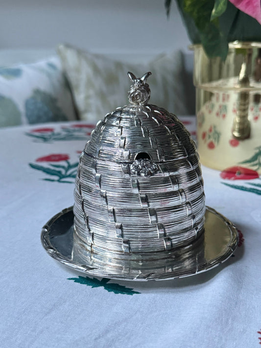 Beehive Honey Pot & Spoon
