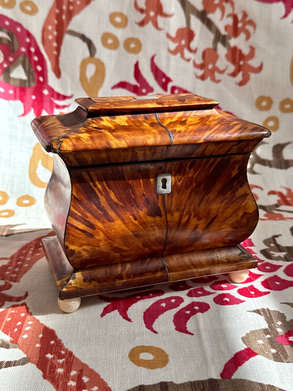 Antique English Tea Caddy