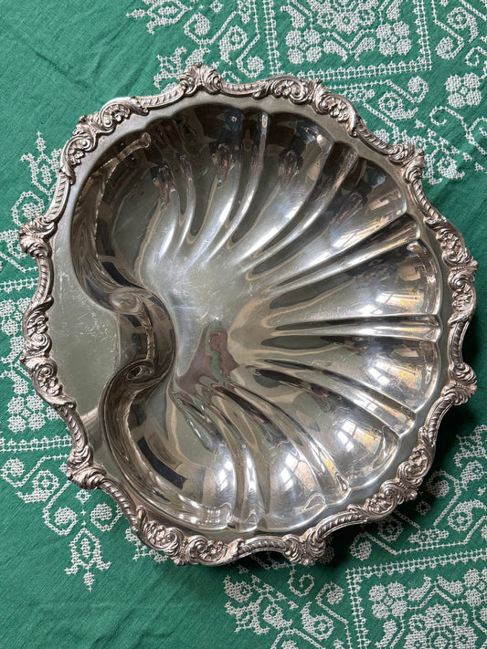 Grand Footed Shell Platter