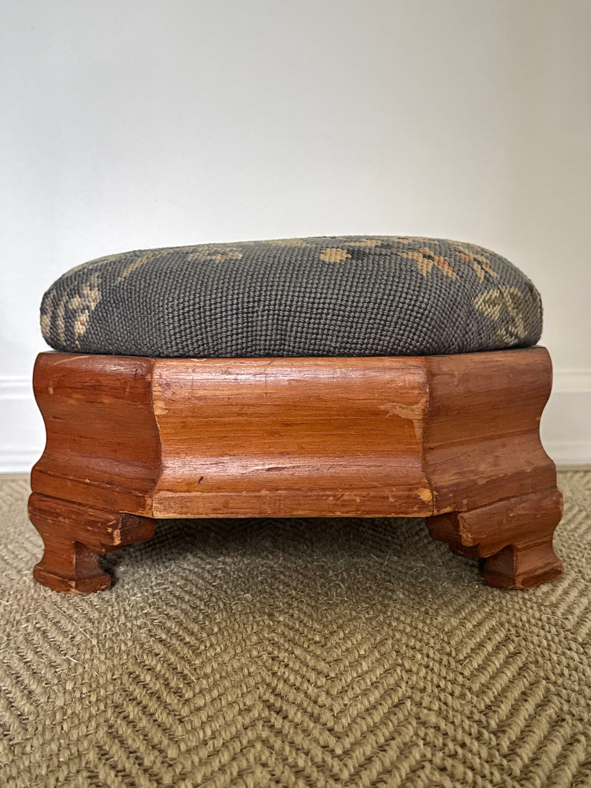 Needlepoint Footstool
