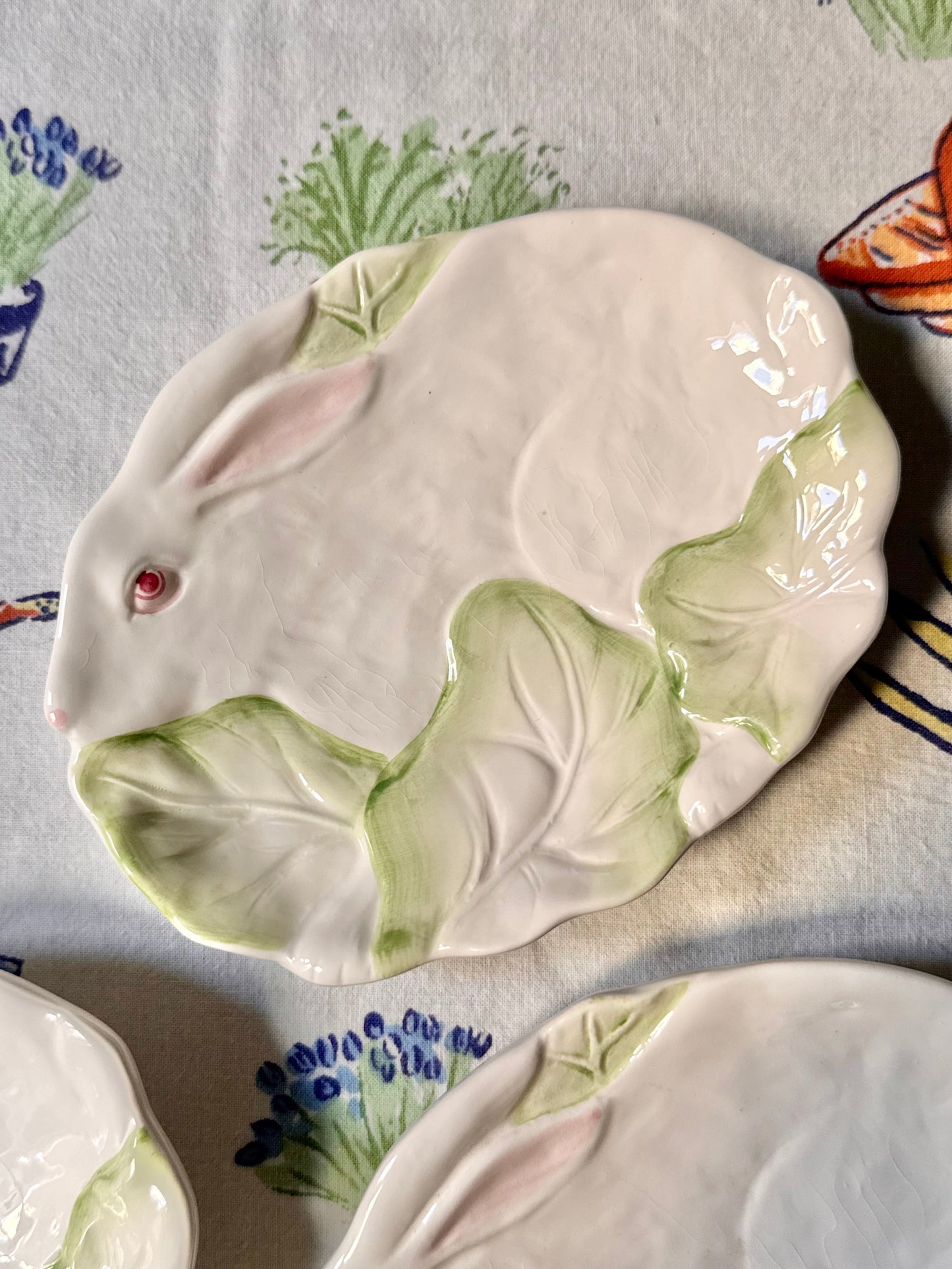 Vintage Bunny Plates