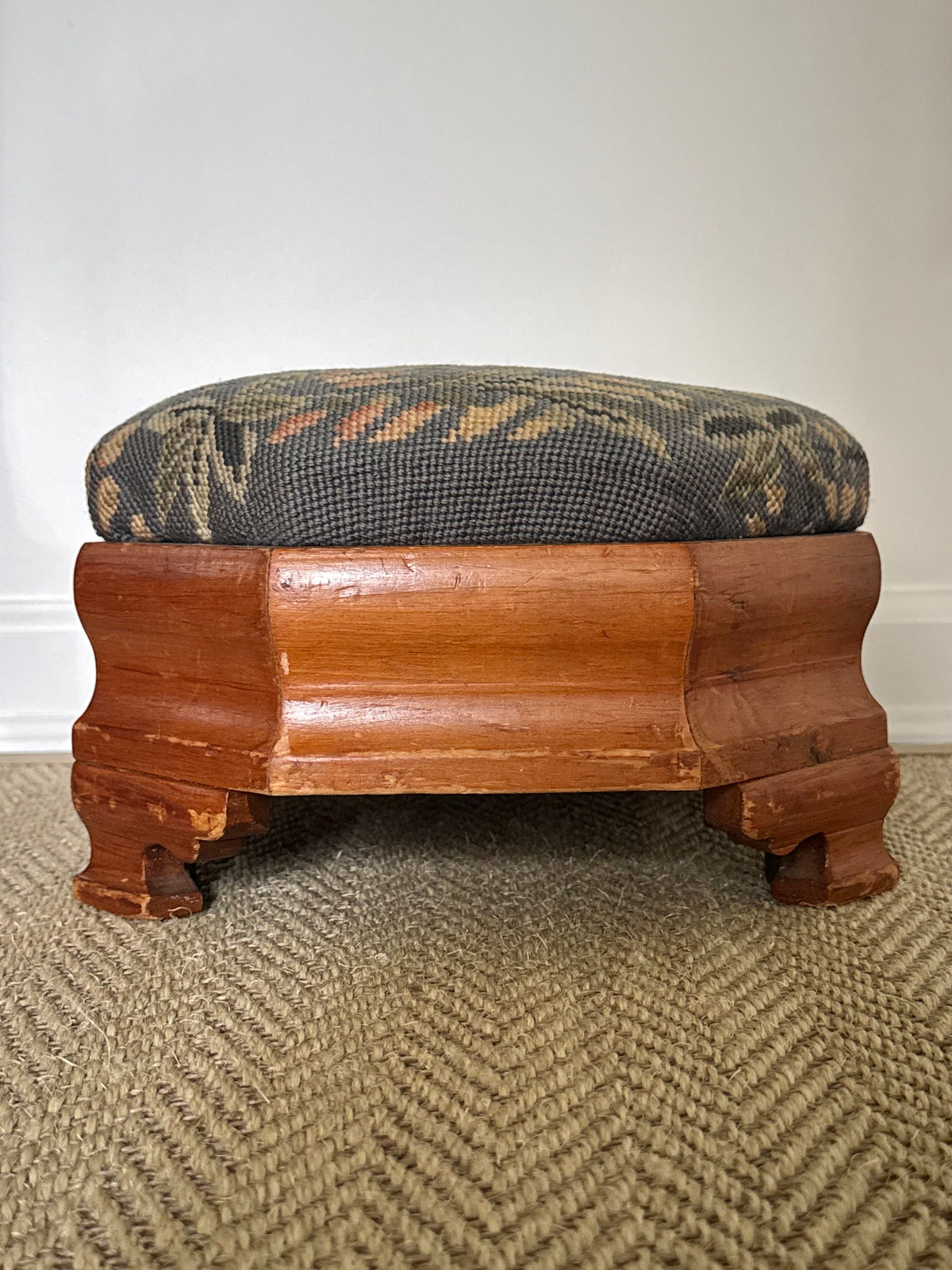 Needlepoint Footstool
