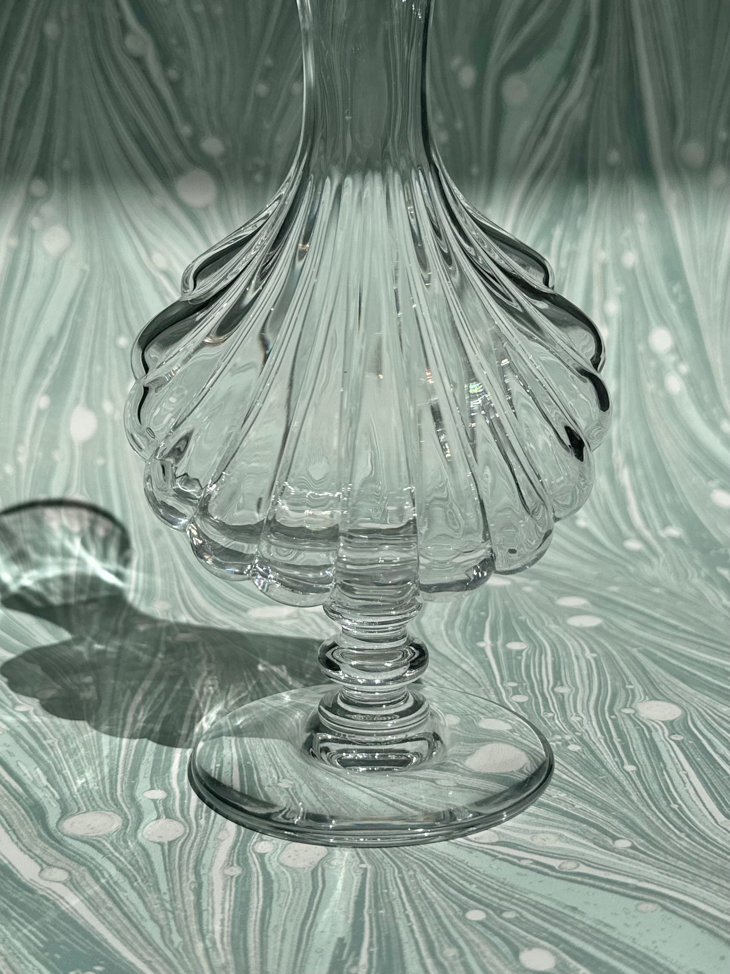 Baccarat Crystal Shell Vase