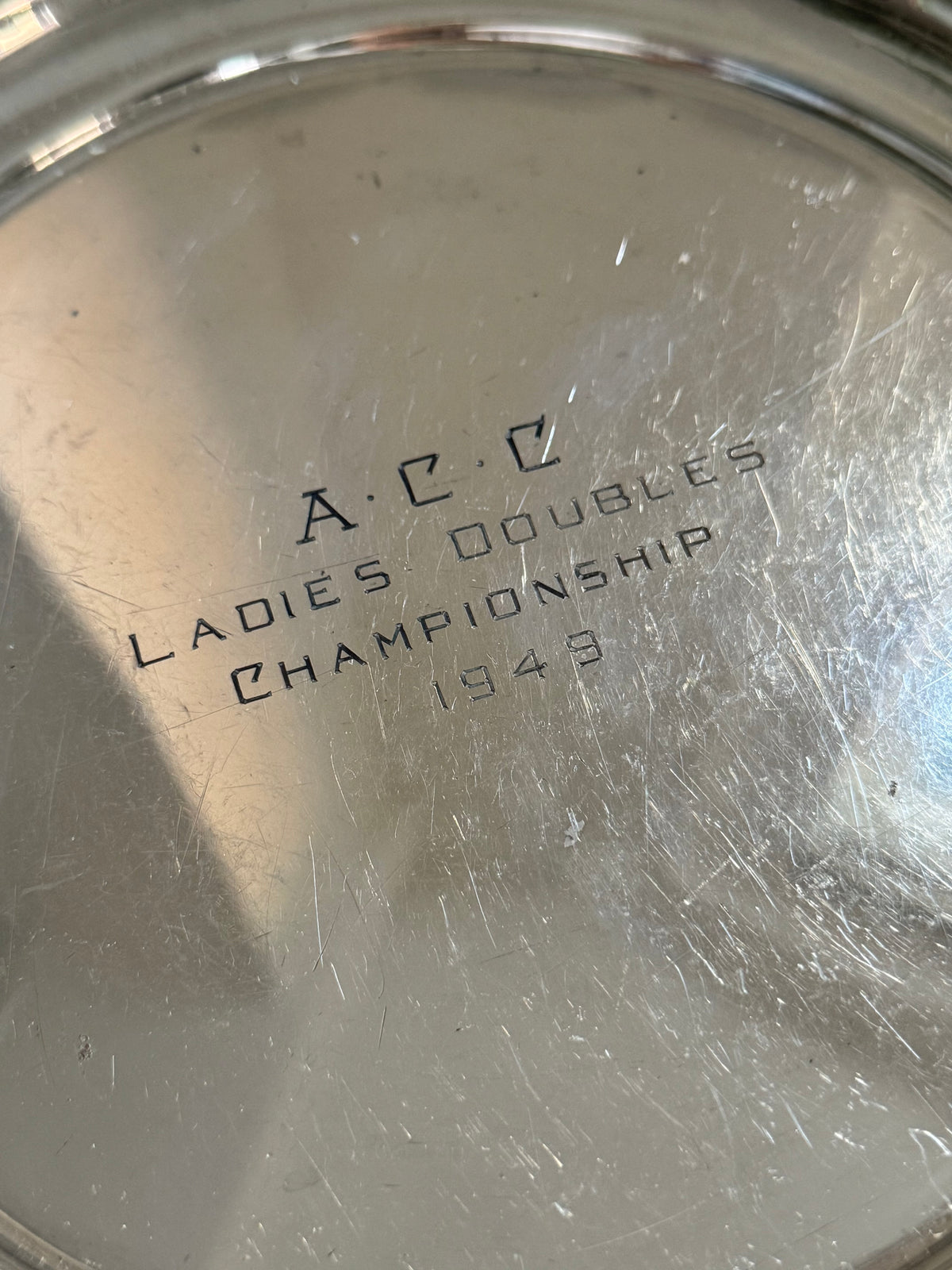 ‘Ladies Doubles’ Tennis Tray