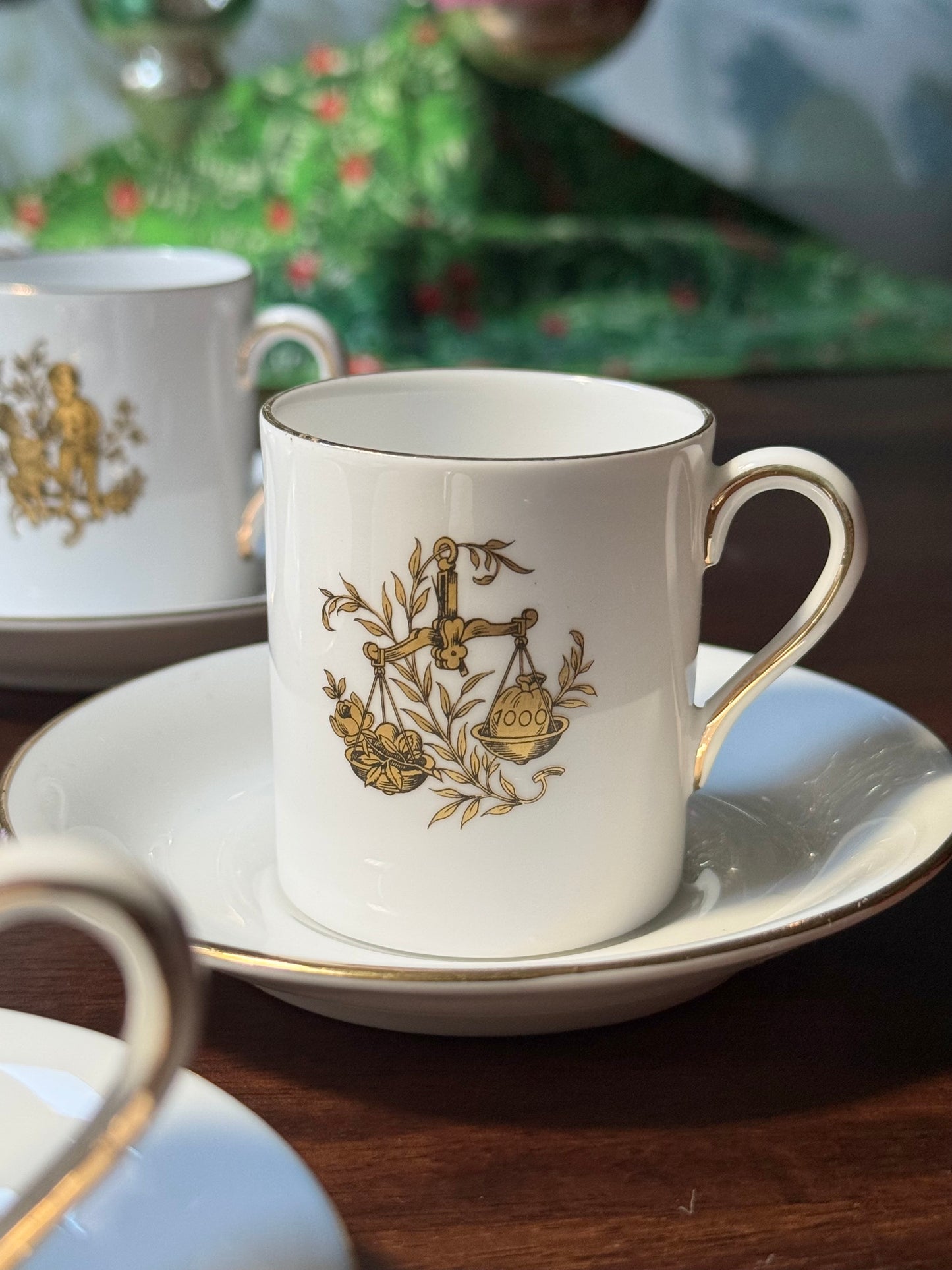 Set of 12 Royal Tuscan Zodiac Demitasse Cups
