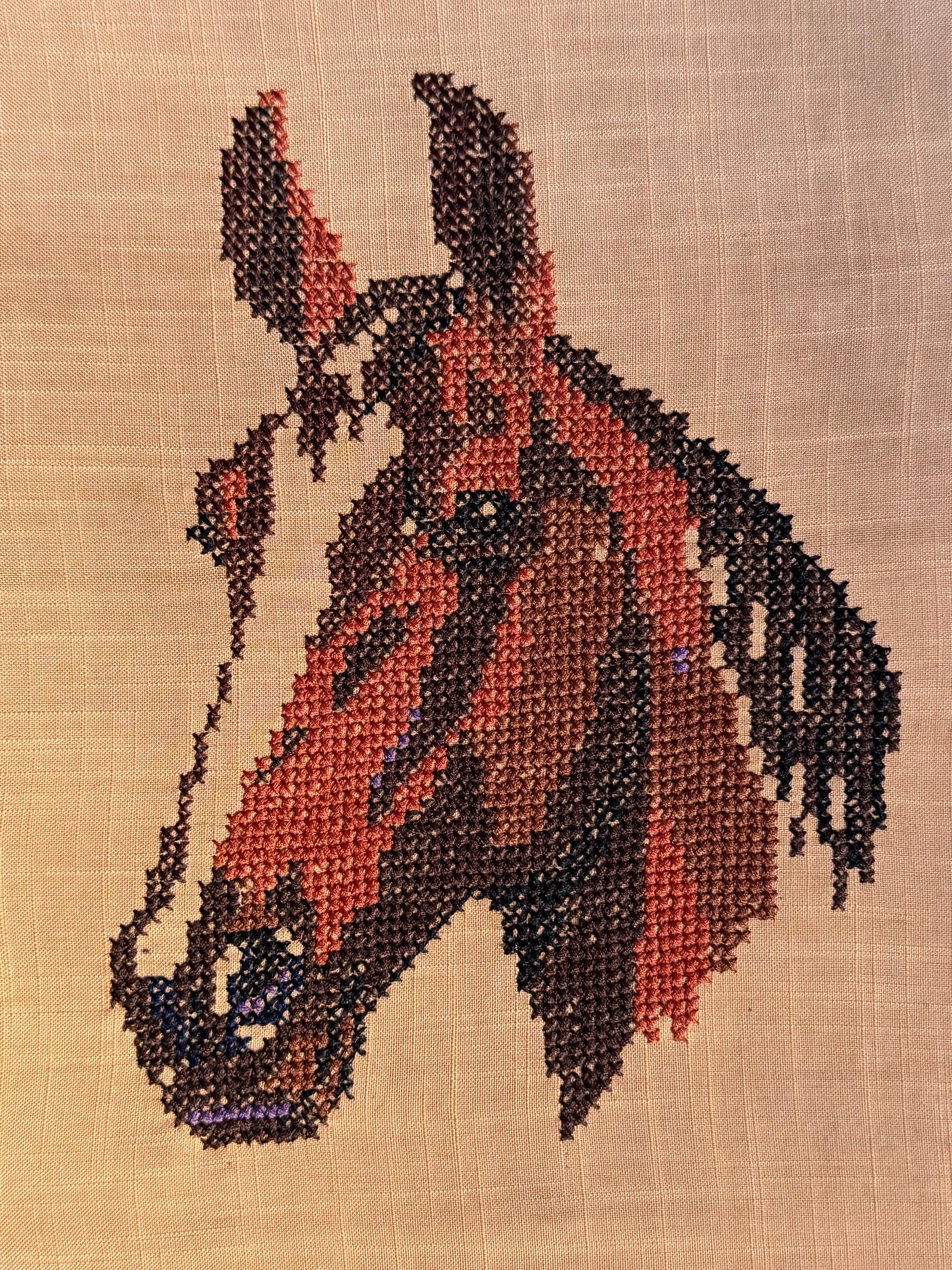 Vintage Horse Embroidery