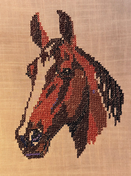 Vintage Horse Embroidery