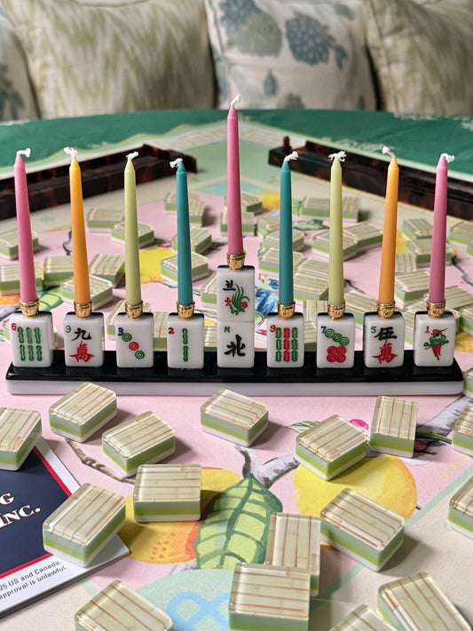 Vintage Mahjong Menorah