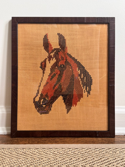 Vintage Horse Embroidery