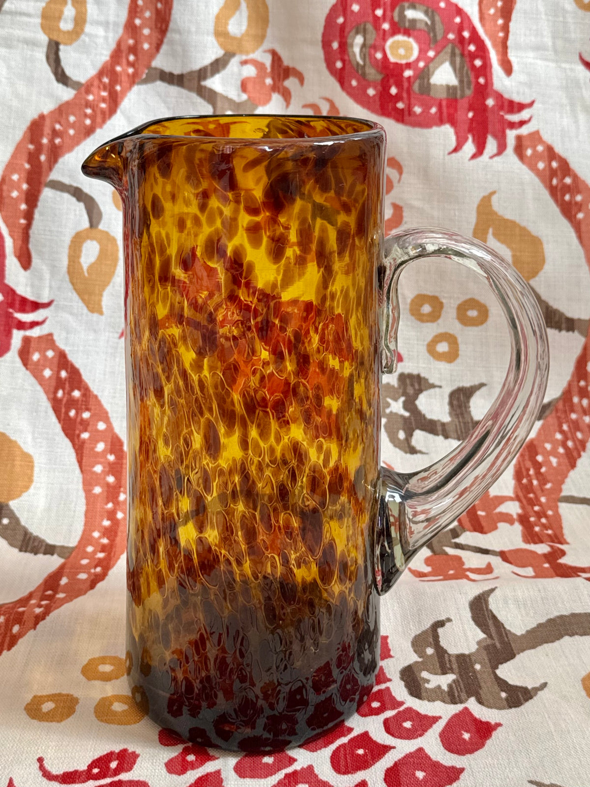 Handblown Glass Pitcher