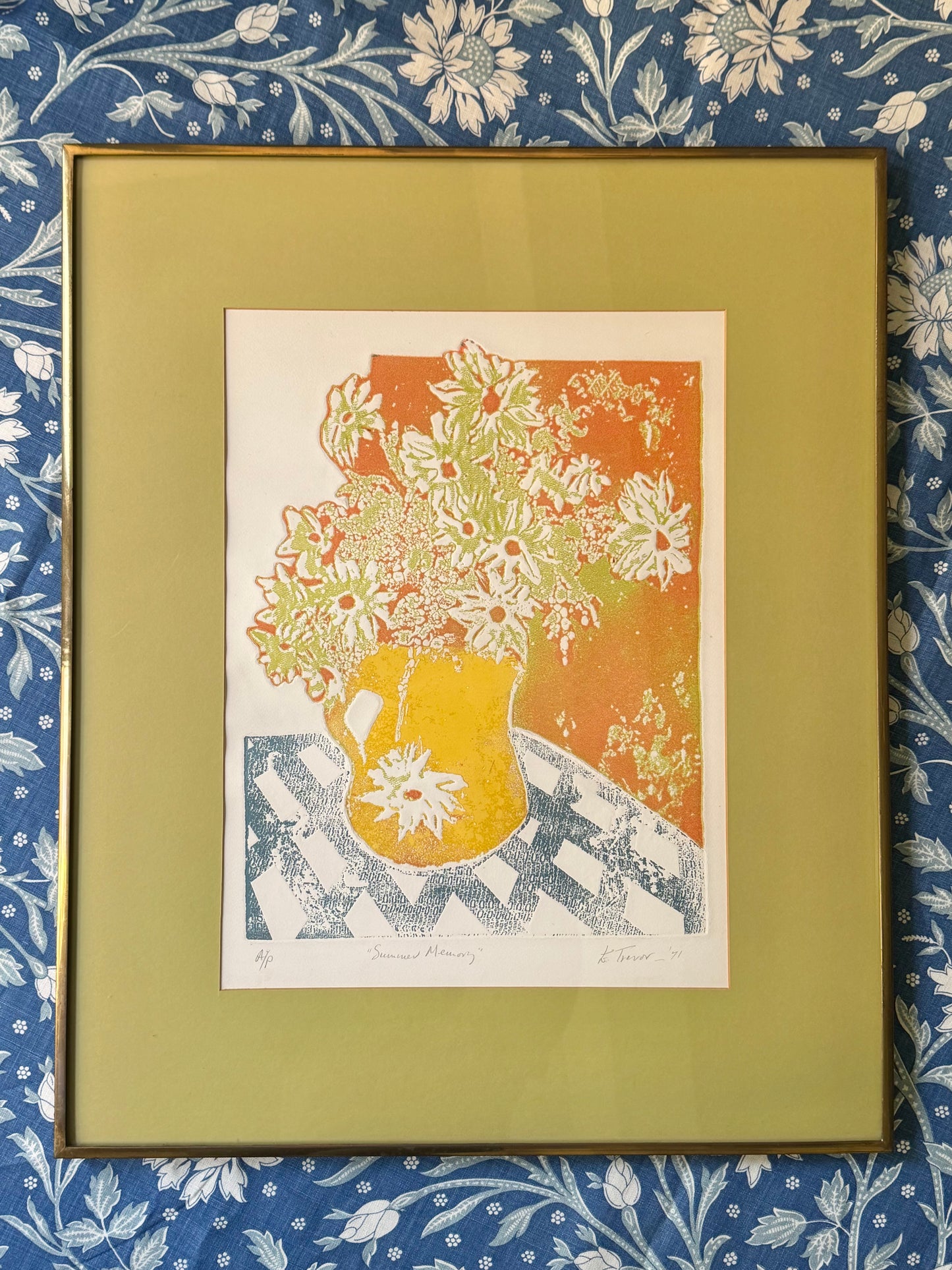 “Summer Memory” Signed Still Life