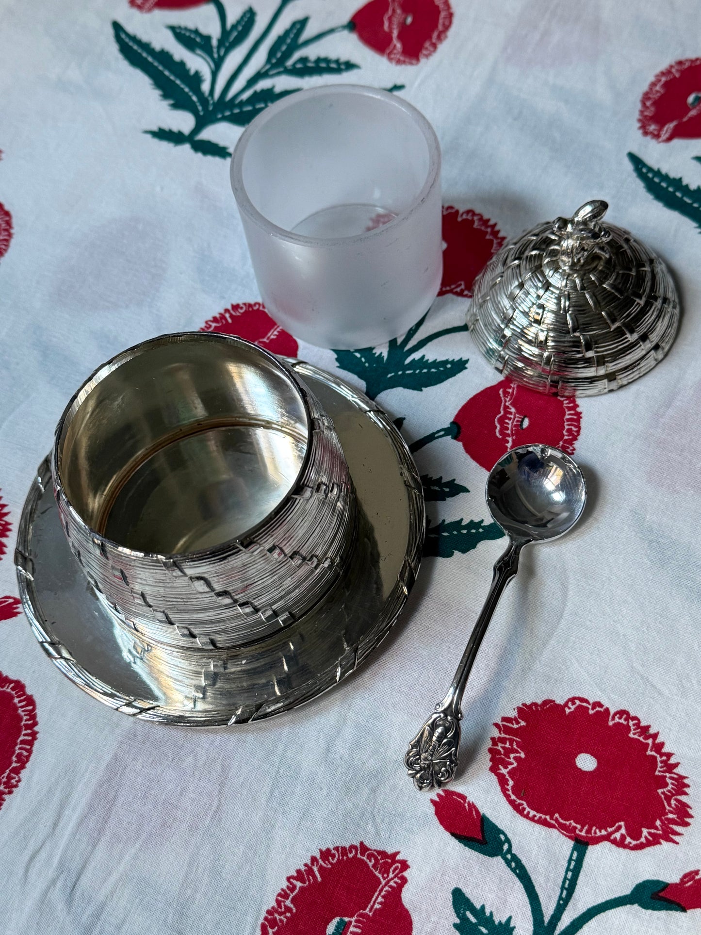 Beehive Honey Pot & Spoon