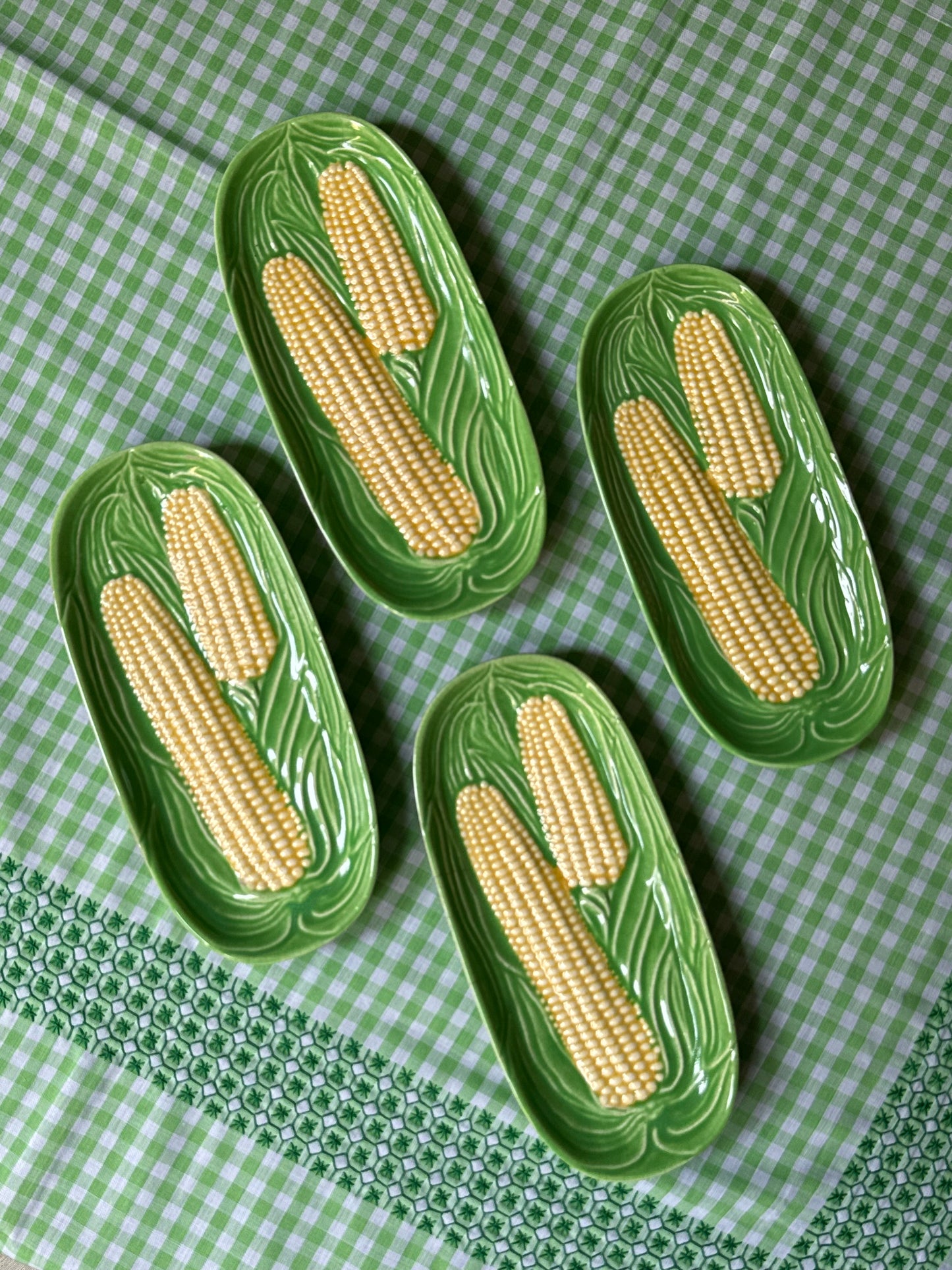 Midcentury Corn Plates
