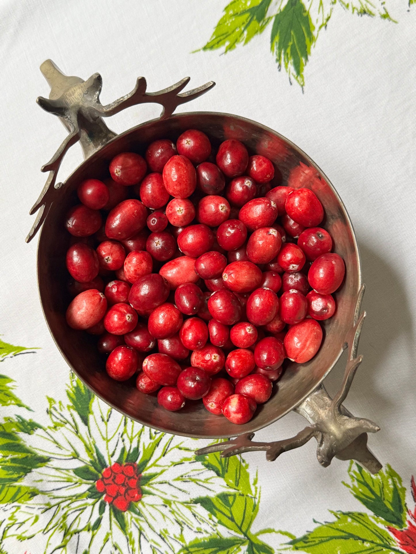 Small Hammered Stag’s Head Bowl