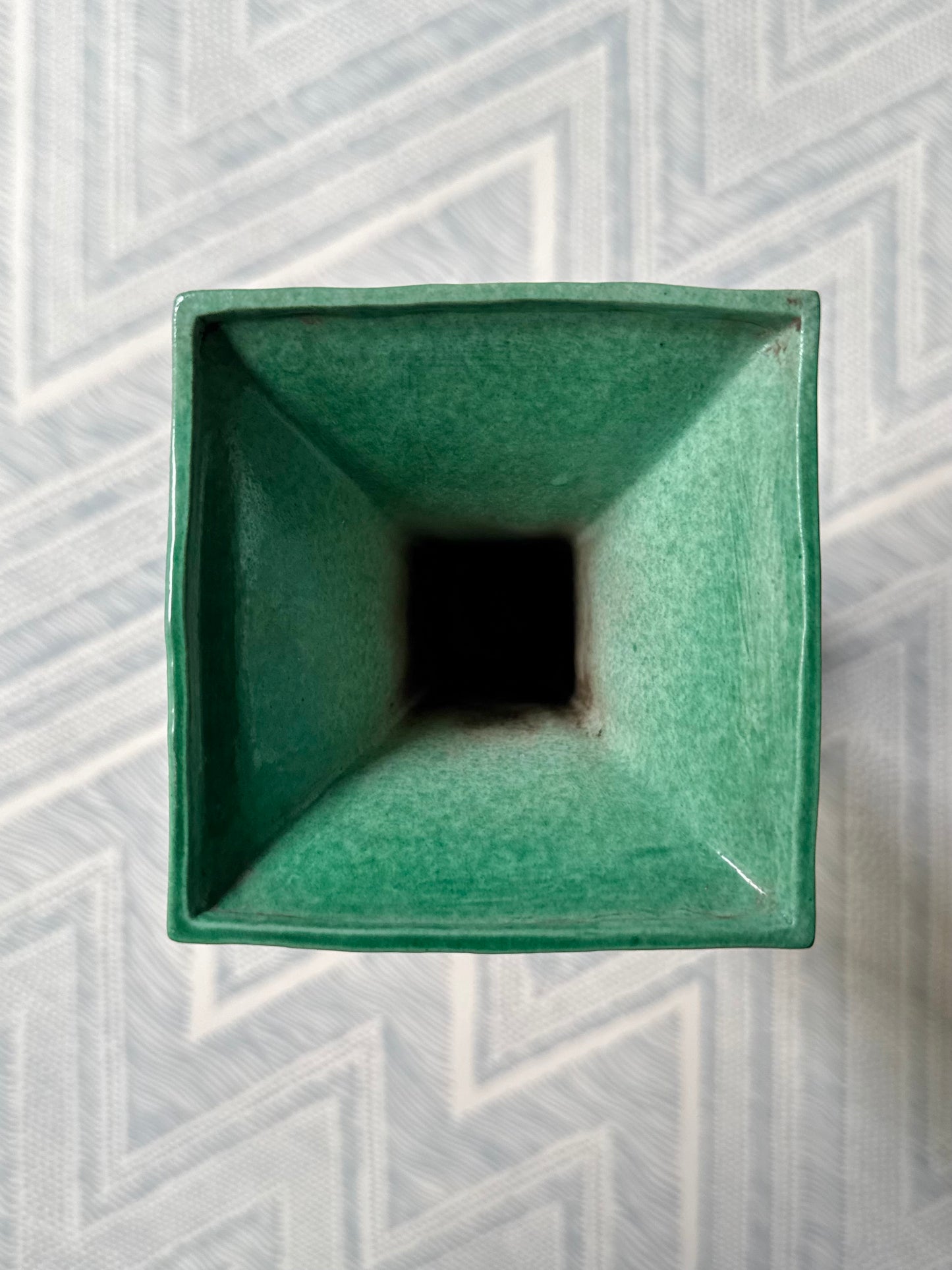 Green Glazed Chinese Export Vase
