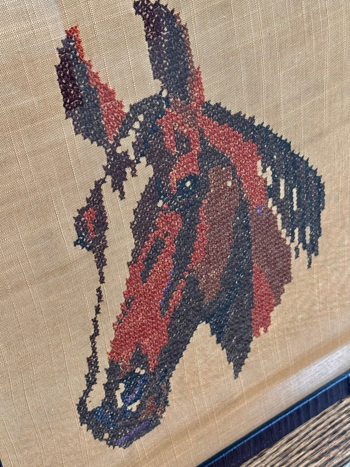 Vintage Horse Embroidery