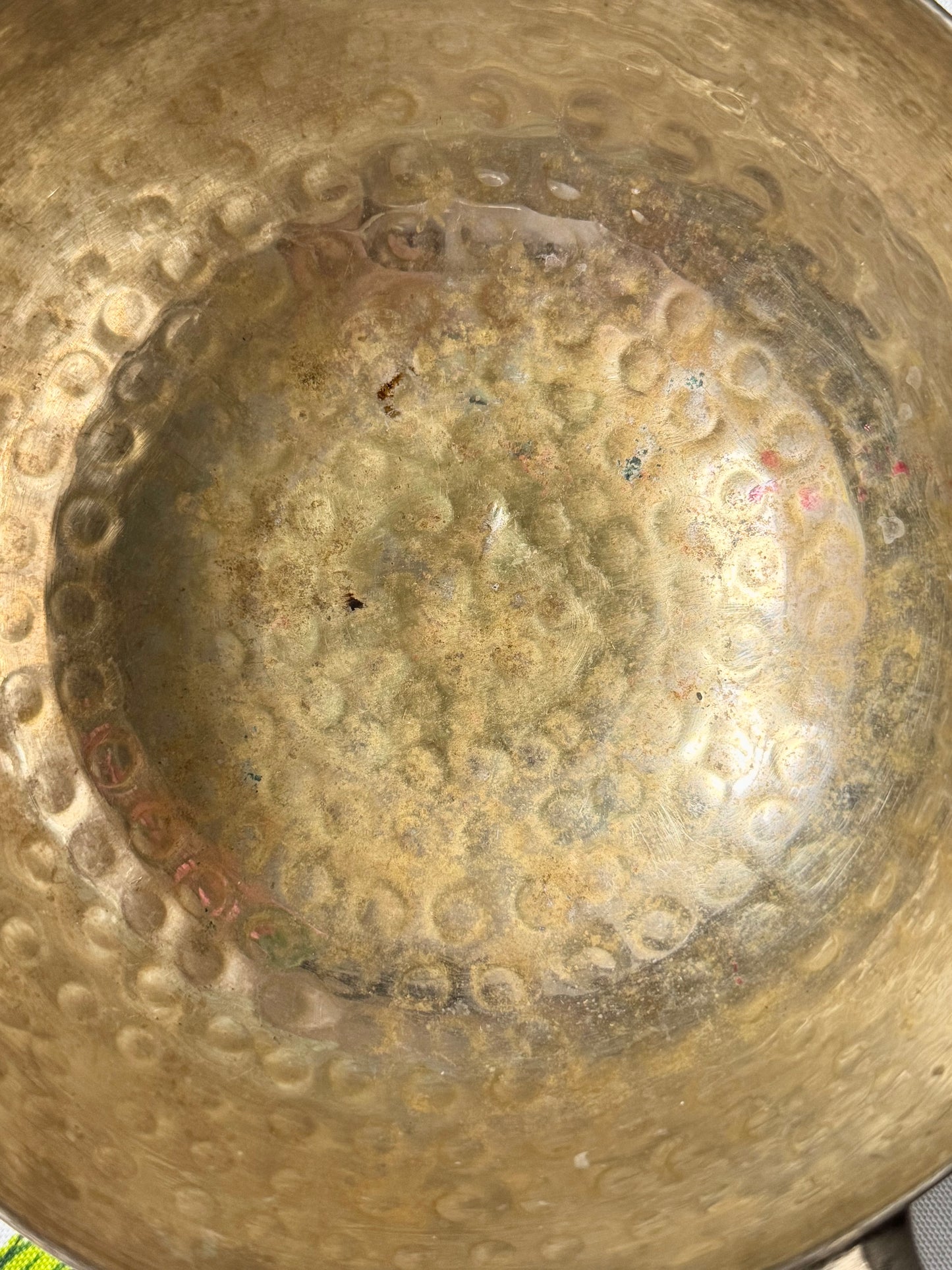 Small Hammered Stag’s Head Bowl