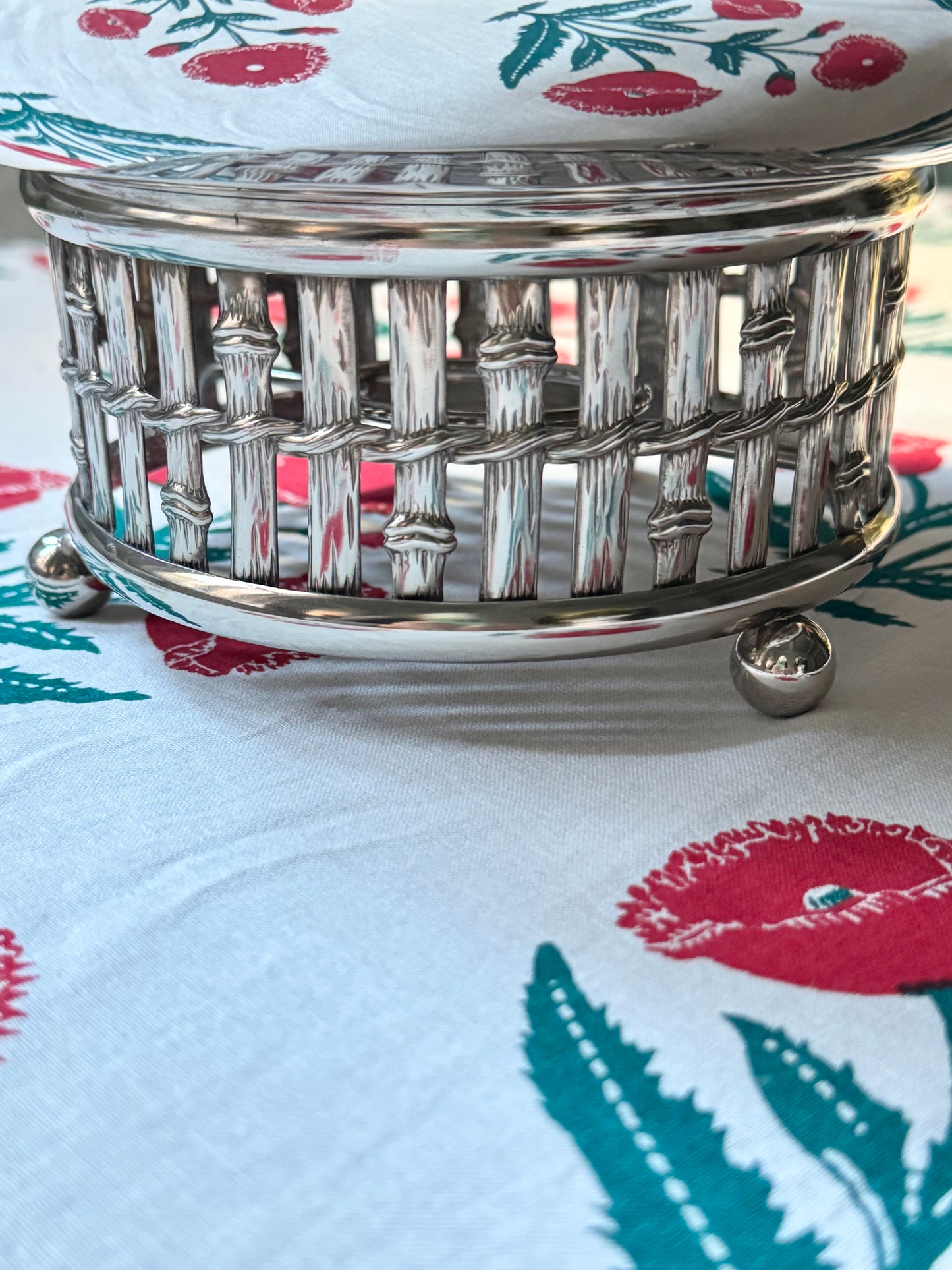 Faux Bamboo Chafing Dish