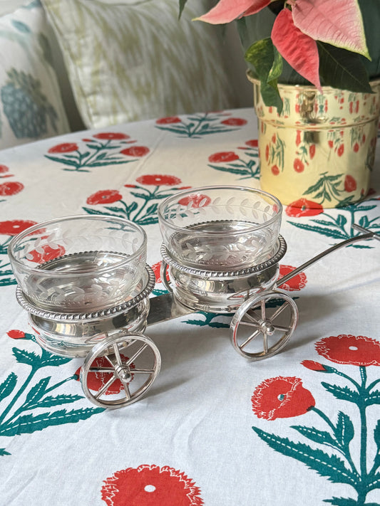 Rolling Condiment Cart