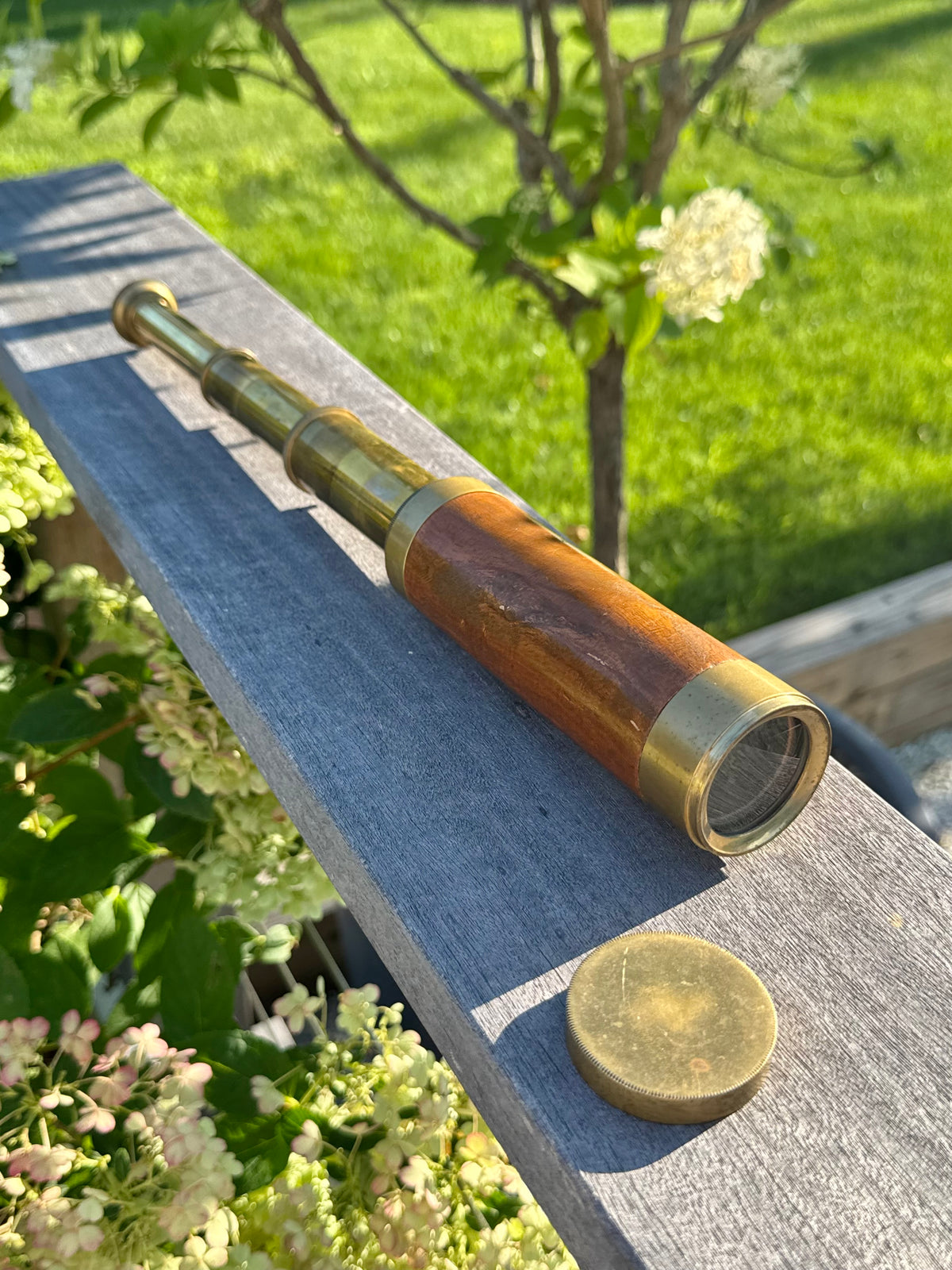 Vintage Brass Telescope